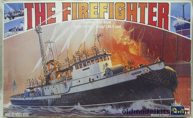 Revell 1/84 The Firefighter Harbor Fire Boat - (Fire Fighter), 0389 plastic model kit